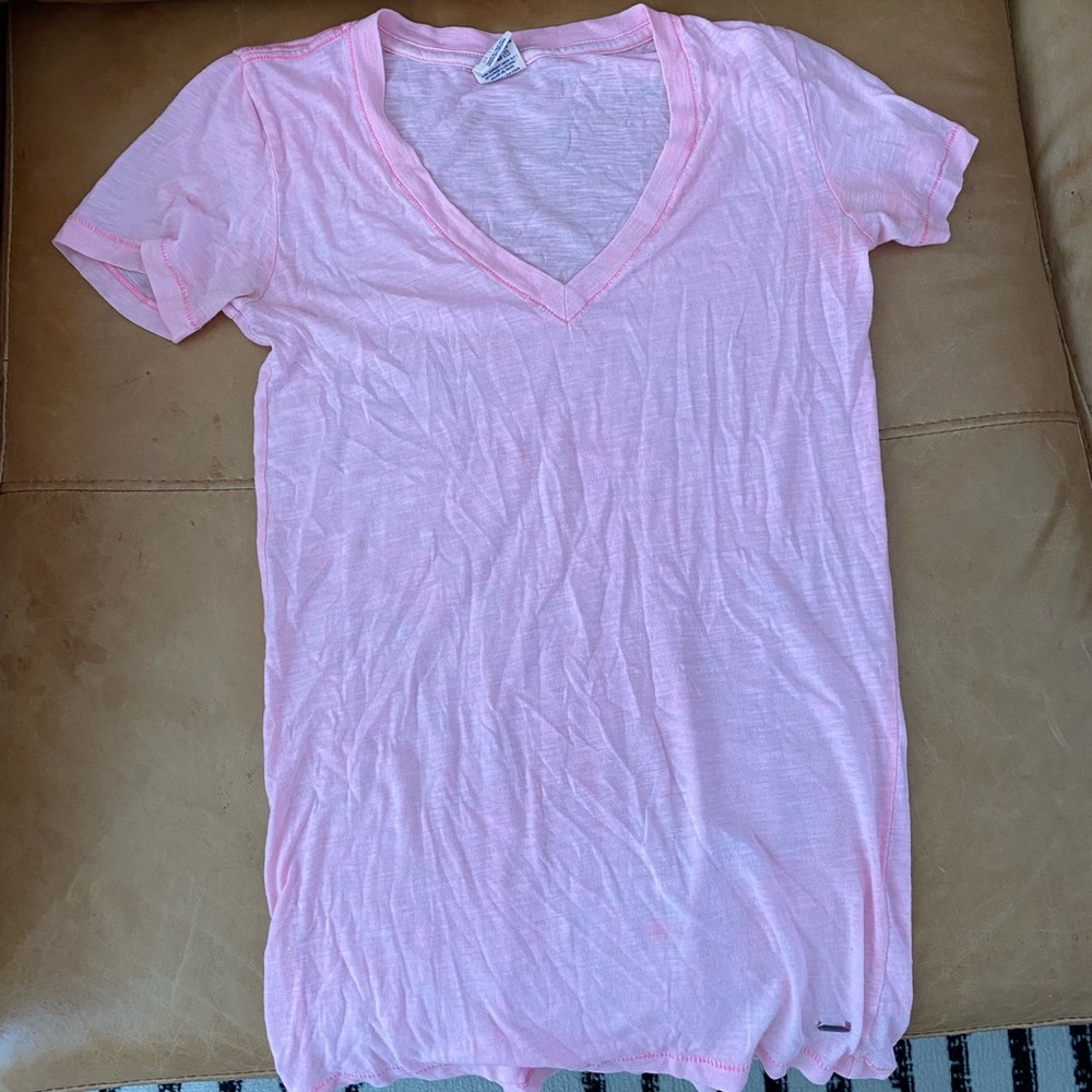 PINK Victoria’s Secret Pink V-neck Tee